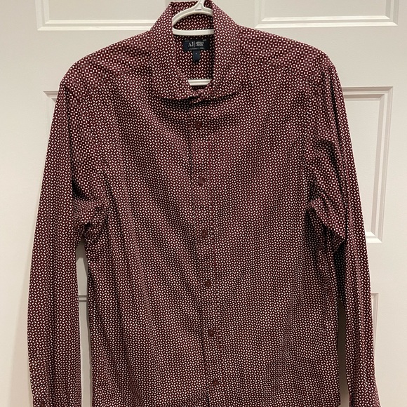 Armani Jeans Long Sleeve Shirt - Picture 1 of 3